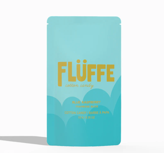 Flüffe Single Serving Cotton Candy - Blue Raspberry