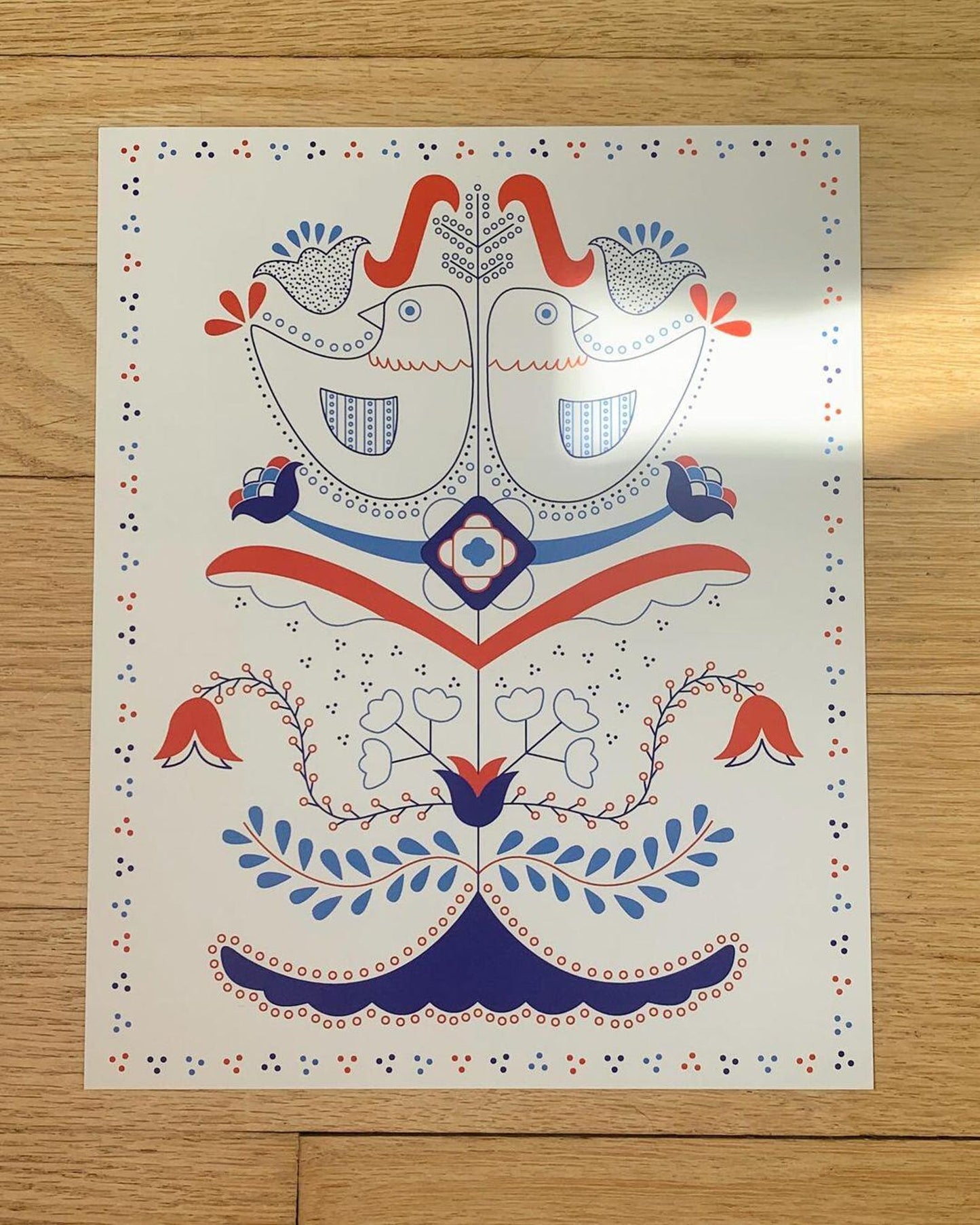 Scandinavian Folk 8"x10" Print by Stoughton-Raised Artist Chandler Hougan