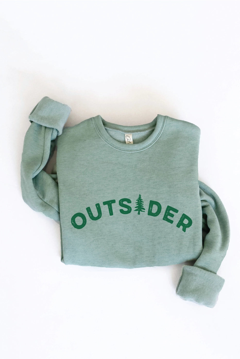 "Outsider" Super Soft Sponge Fleece Crewneck Sweatshirt