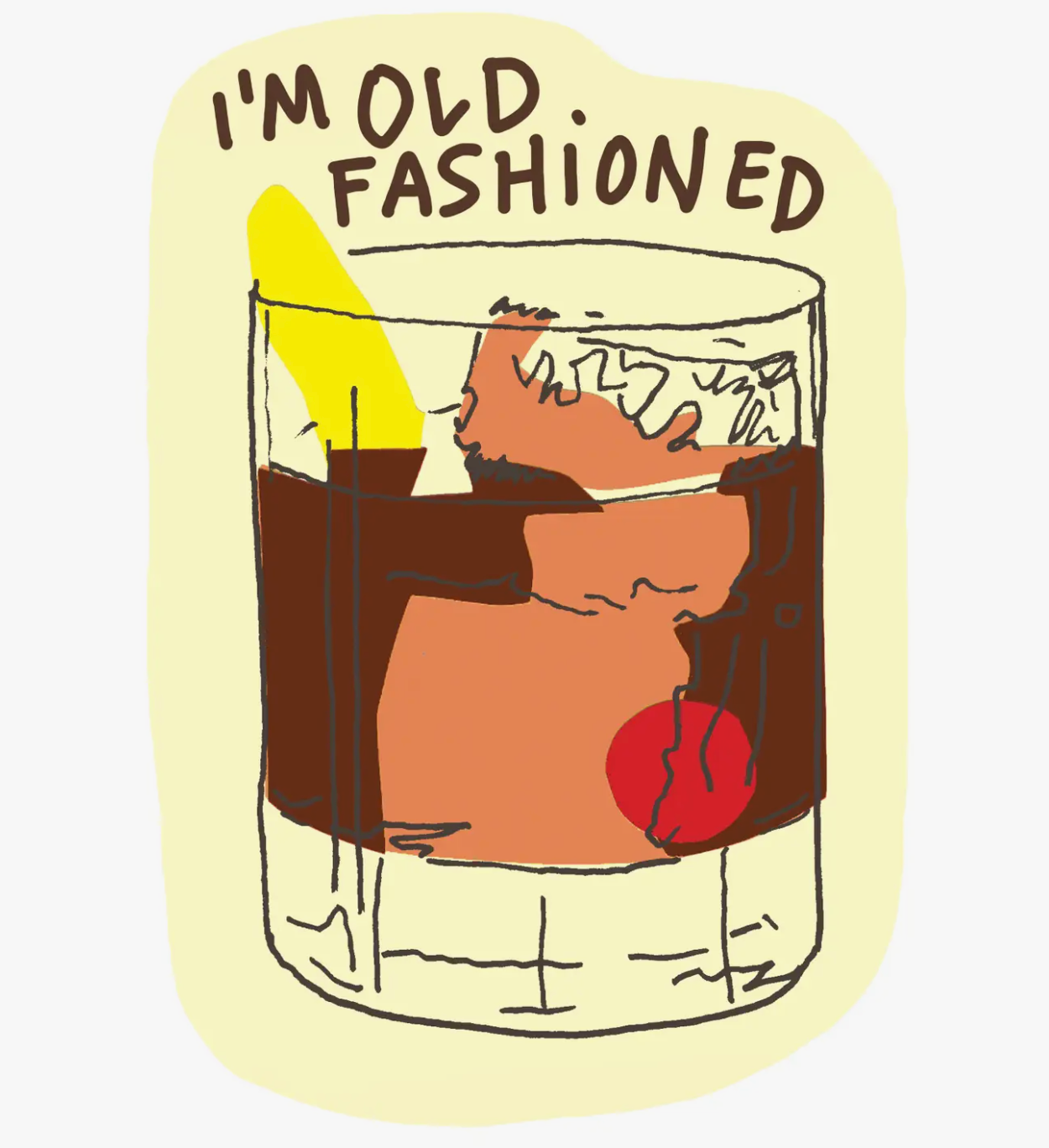 Old Fashioned Sticker