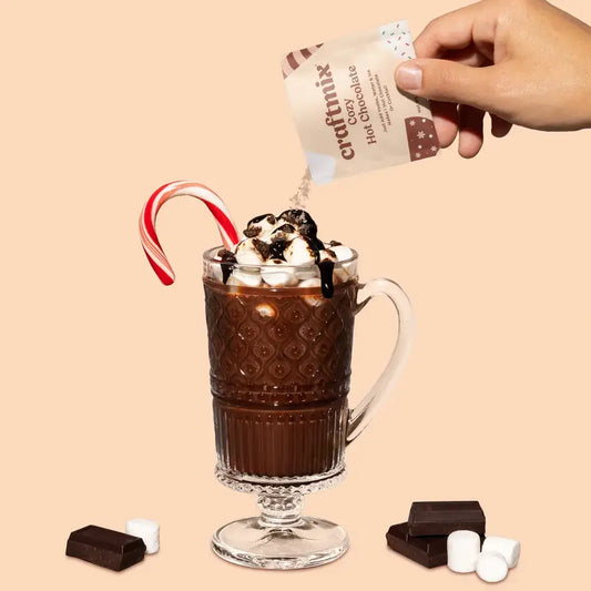 Cozy Hot Chocolate Single-Serving Cocktail or Mocktail Mixer