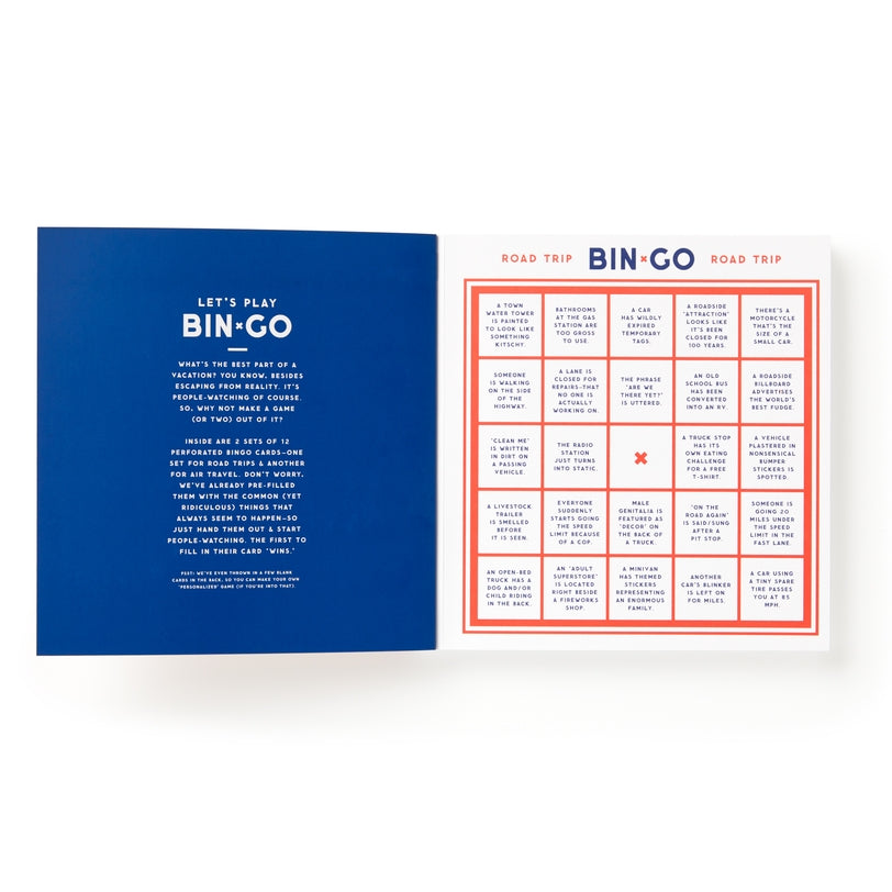 Bin-Go Survive A Vacation Bingo Book