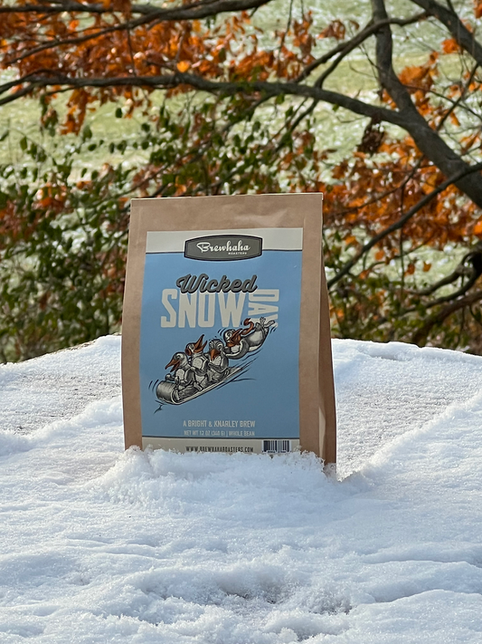 Brewhaha Roasters' "Wicked Snow Day" Seasonal Coffee - 12oz bag