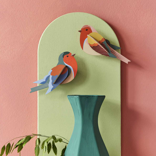 Pair of Robins DIY 3D Wall Art Kit