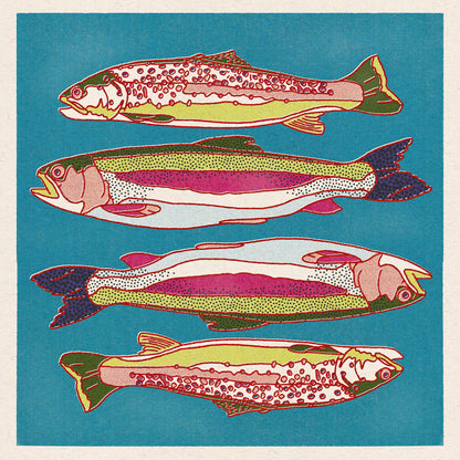 Trout Fish Art Print