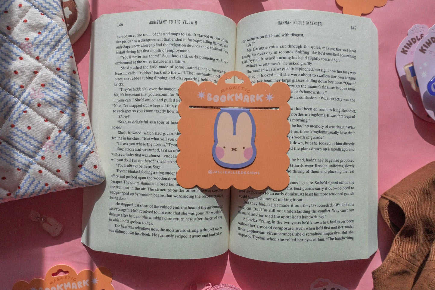 Bunny Magnetic Bookmark