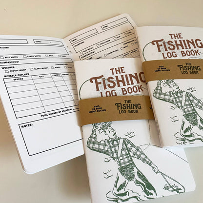 Fishing Experience Passport / Logbook - Two 20-Page Books