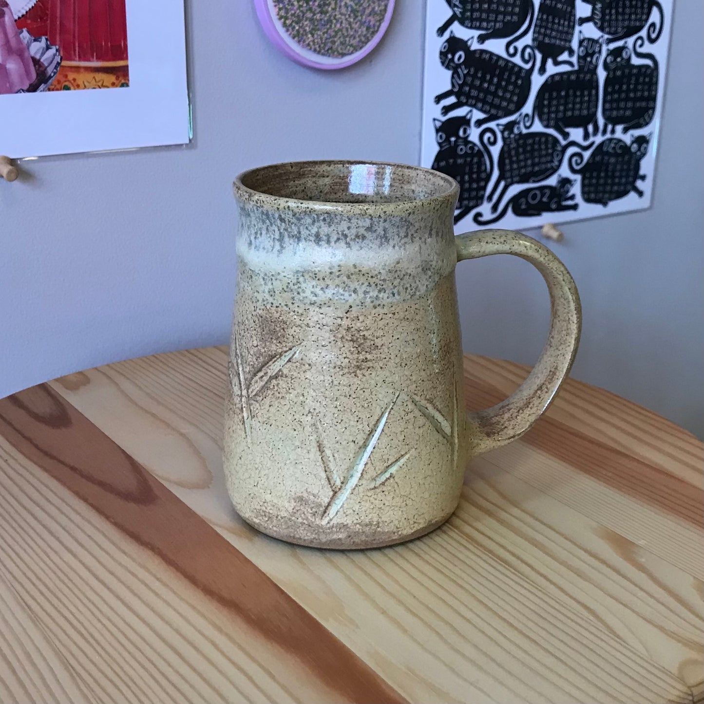 Hand-thrown Reactive Glaze Mugs by Beth - Made in Stoughton!