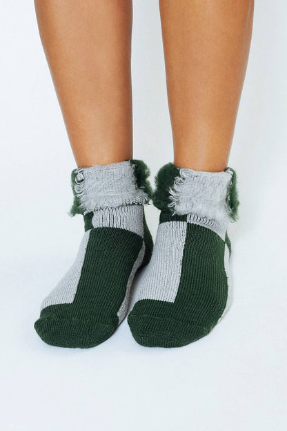 Cozy Thick Plush Ankle Sock (Men's Sizing)
