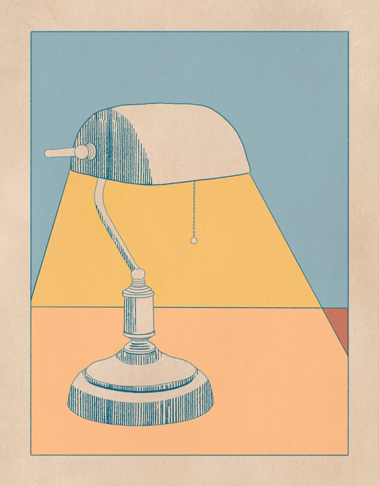 Lone Lamp Giclee Print by Stephanie Browne - 8.5x11 or 11x14