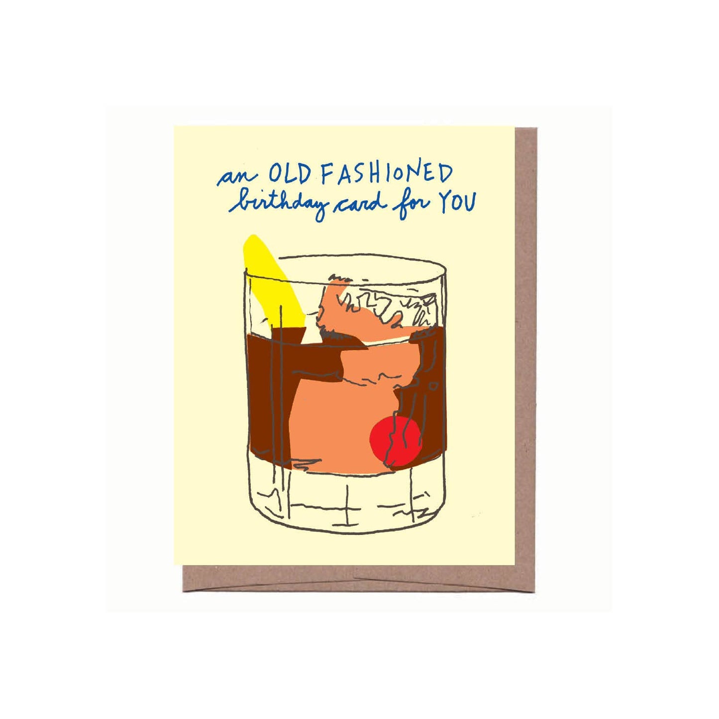 Old Fashioned Birthday Greeting Card