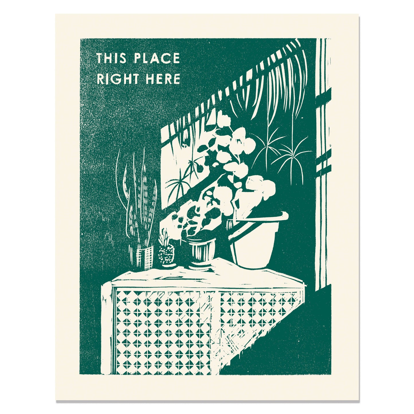 "This Place, Right Here" 11"x14" Art Print