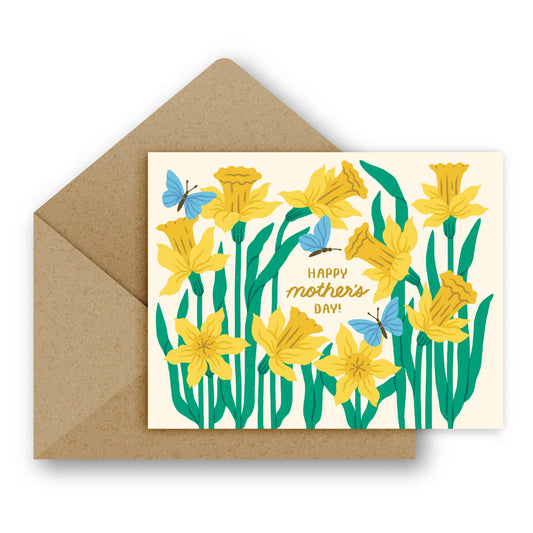 Mother's Day Daffodils Greeting Card
