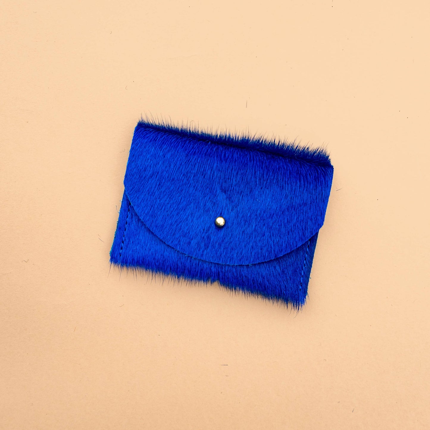 Cardholder - Lapis Hair on Hide