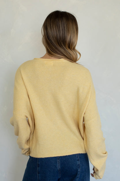 Lightweight Cozy Piper Cardigan by Things Between - Honey