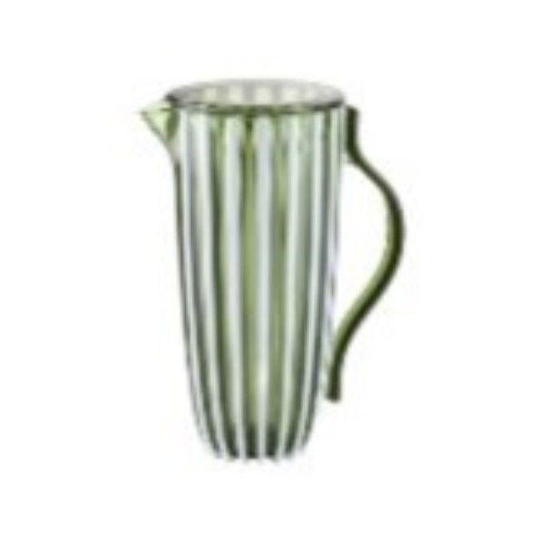 Pinstriped Plastic Pitcher - Made in Italy