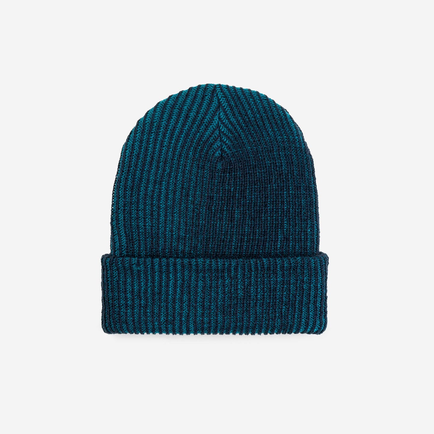 Two-Tone Rib Knit Unisex Beanie