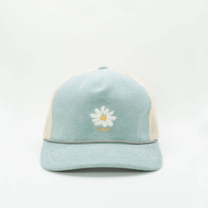 Lazy Daisy Corduroy Trucker Hat
