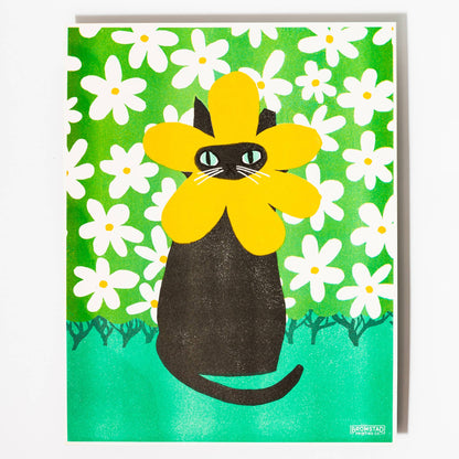 Rarest Bloom 11"x14" Risograph Print