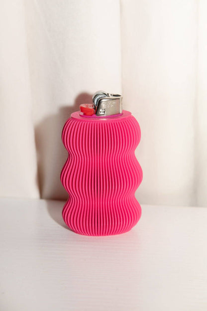 Color Wave Lighter Case for Standard Bic Lighter