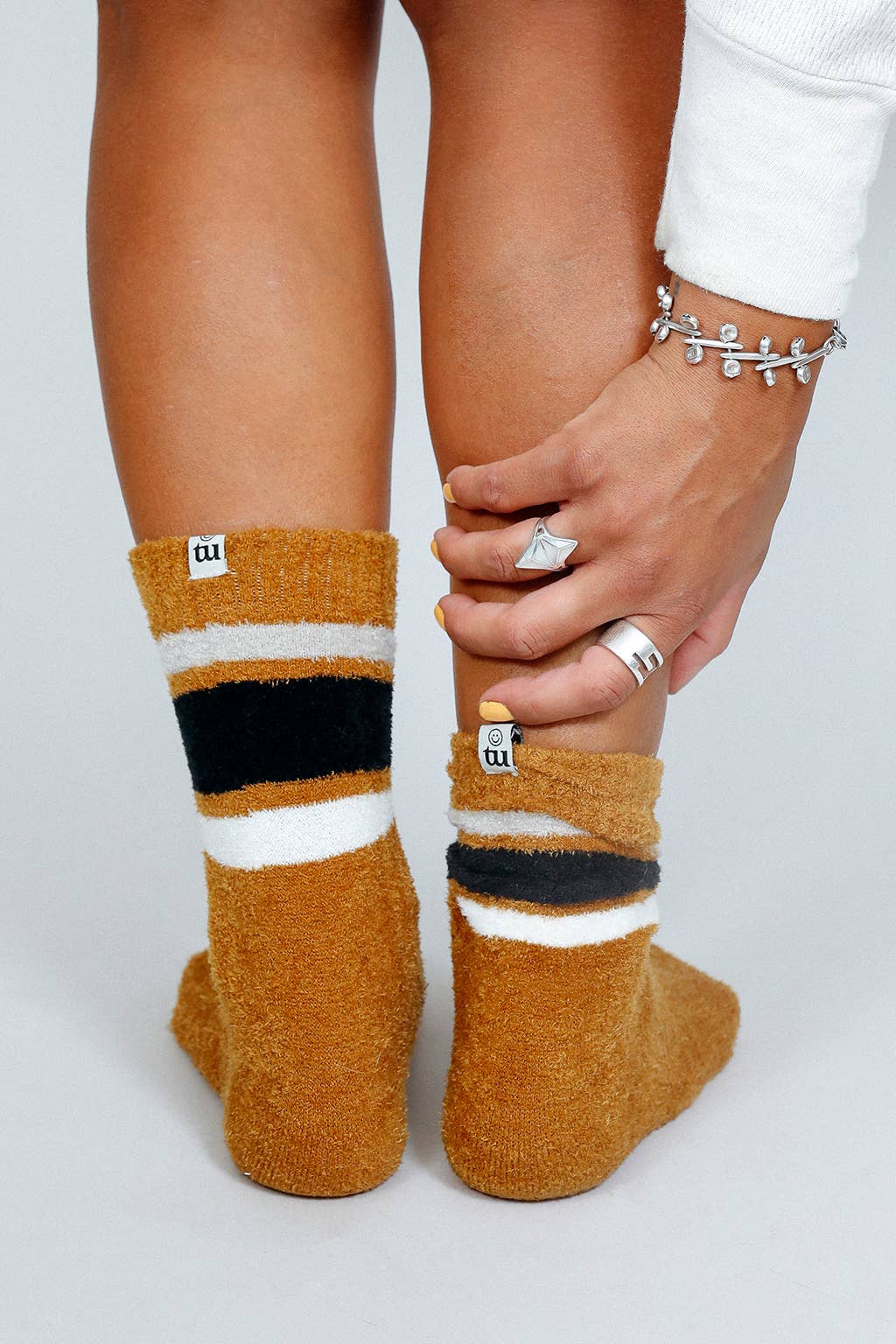 Plush Teddy Ankle Sock (Women's Sizing)