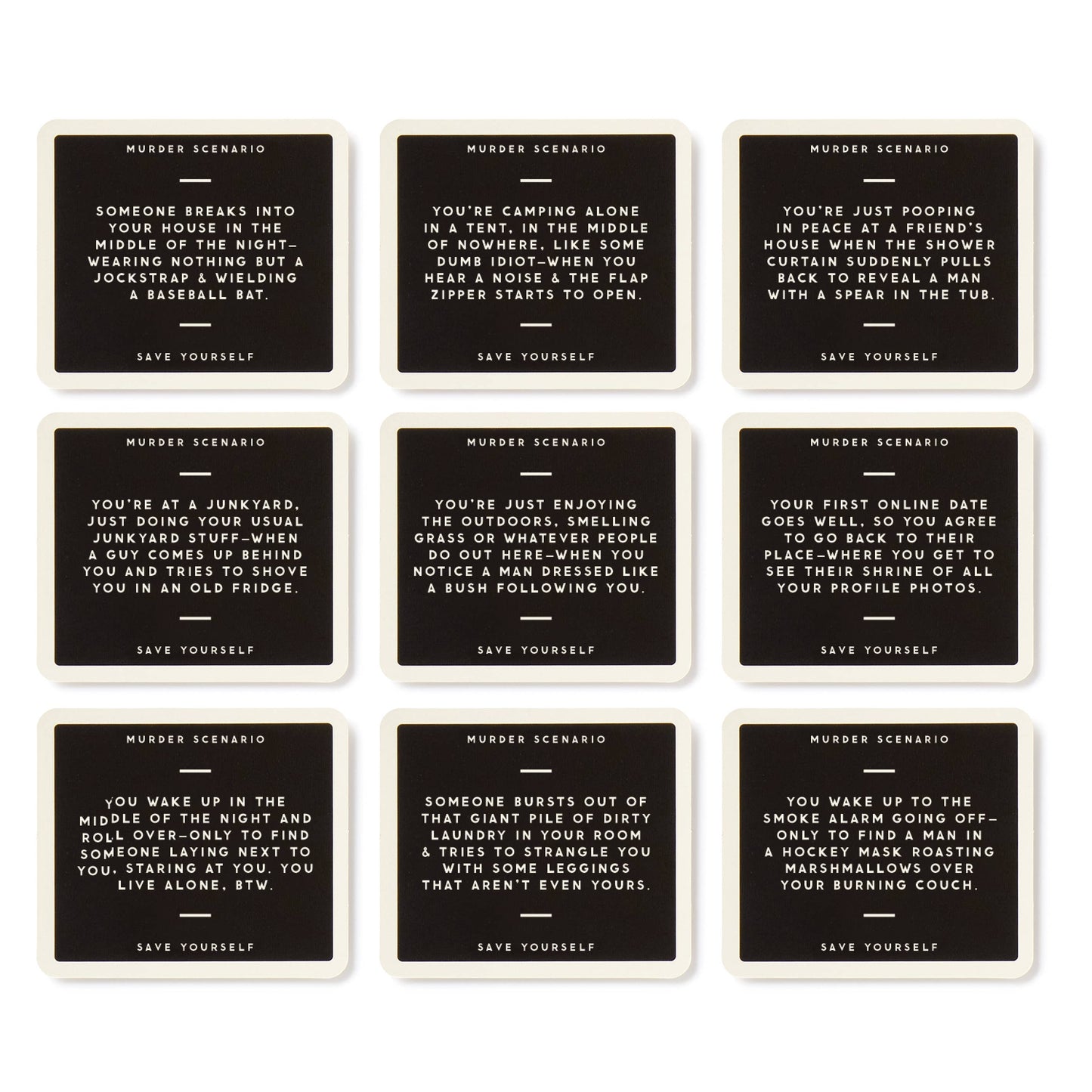 "Not Today, Murder" Party Game