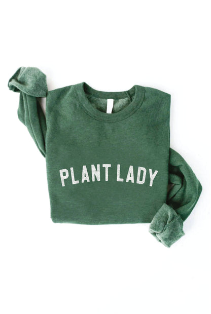 "Plant Lady" Super Soft Sponge Fleece Crewneck Sweatshirt