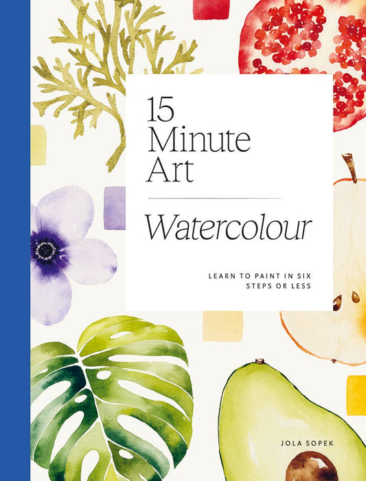 15-minute Art Watercolor Beginner-Friendly Workbook