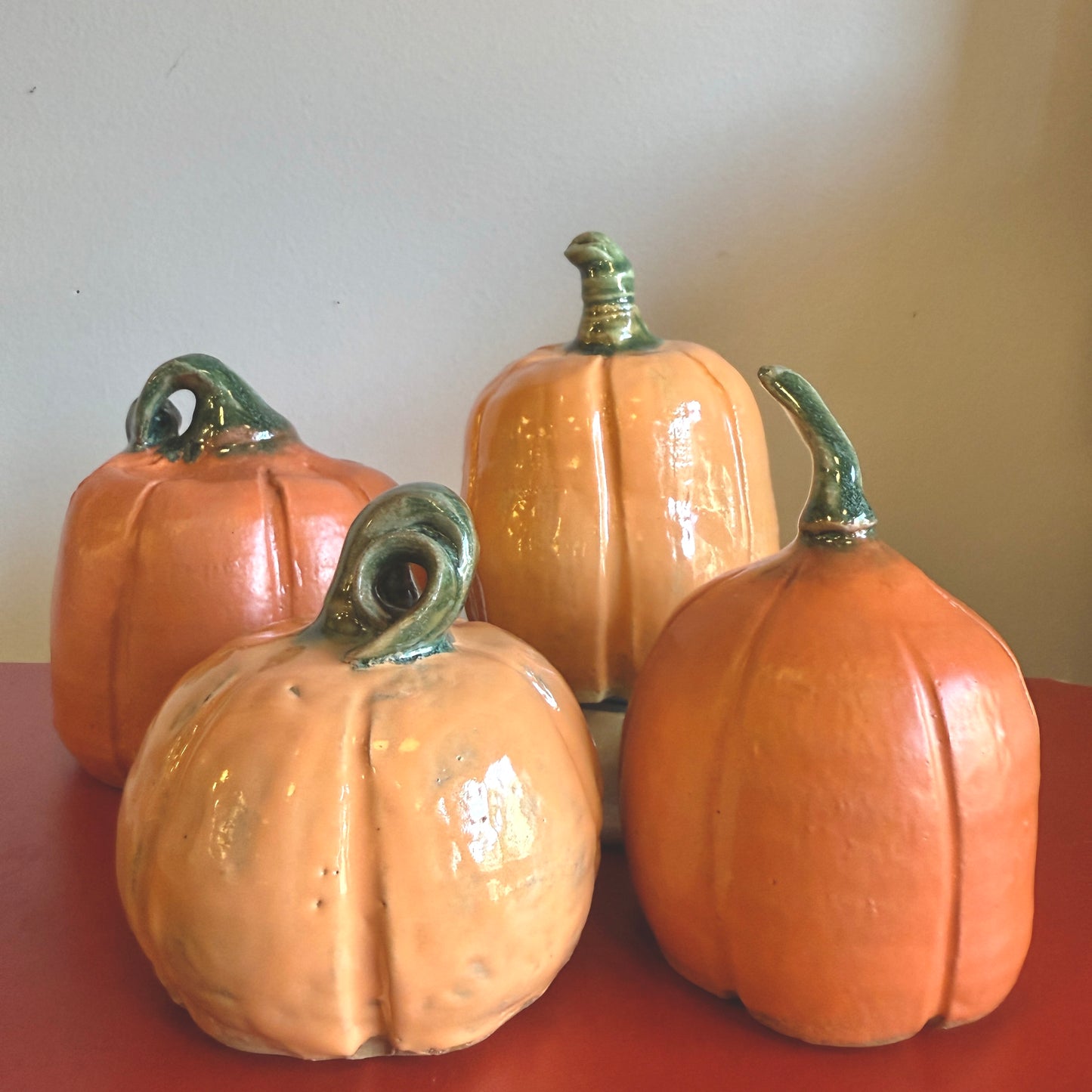 Handmade Ceramic Decorative Pumpkins - Made in Stoughton!