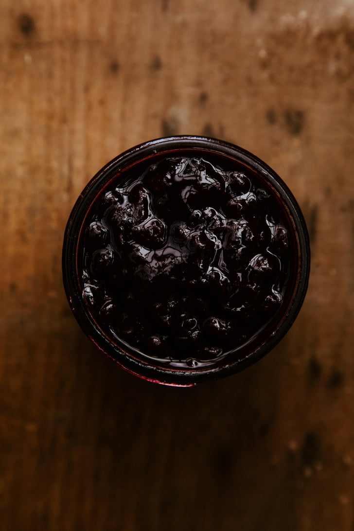 Not-Too-Sweet Organic Wild Blueberry Topping