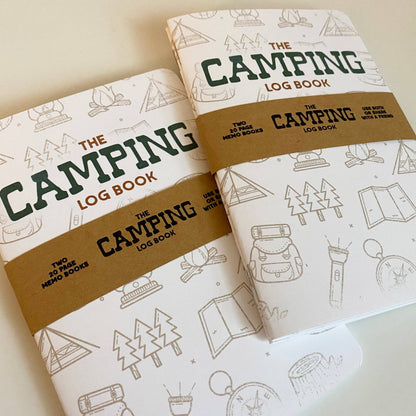 Camping Experience Passport / Logbook - Two 20-Page Books