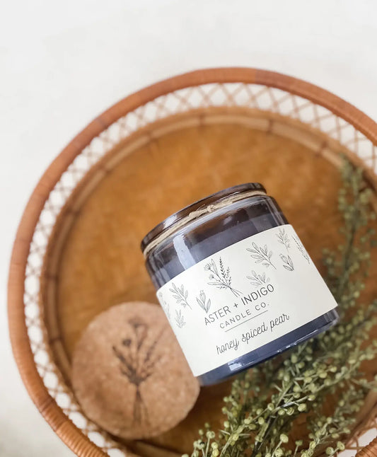"Honey Spiced Pear" 12oz 100% Soy Candle