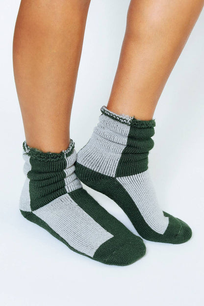 Cozy Thick Plush Ankle Sock (Men's Sizing)