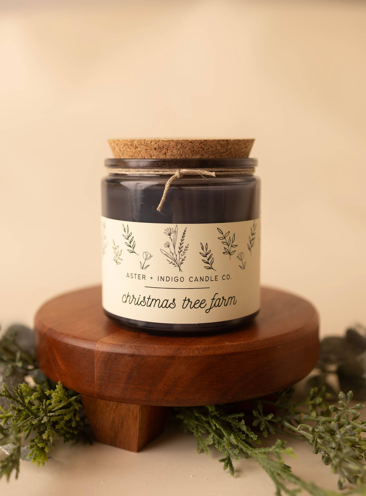 "Christmas Tree Farm" 12oz 100% Soy Christmas Winter Candle