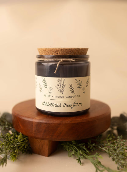 "Christmas Tree Farm" 12oz 100% Soy Christmas Winter Candle