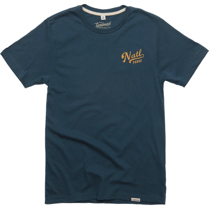 "National Park Emblems" Unisex Tee in Navy