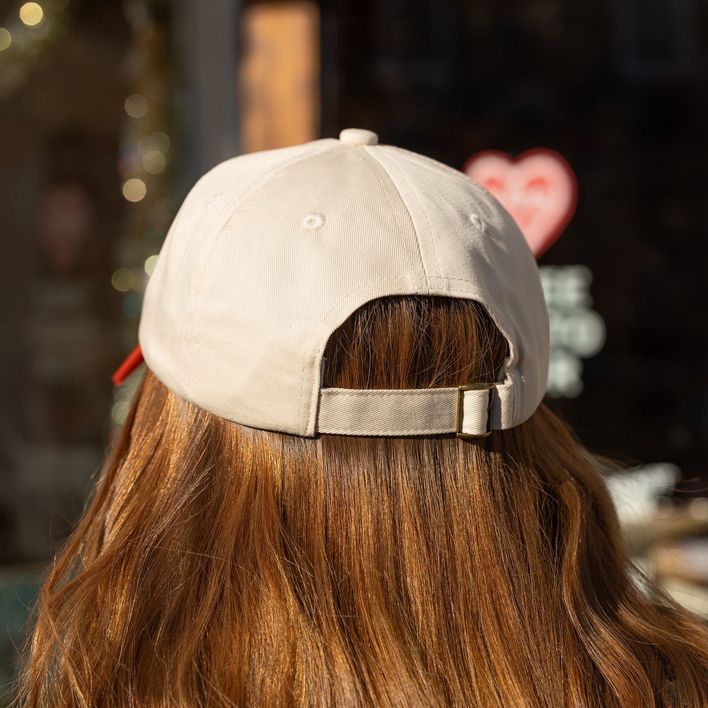 Embroidered Strawberry Patch Snoopy Dad Hat