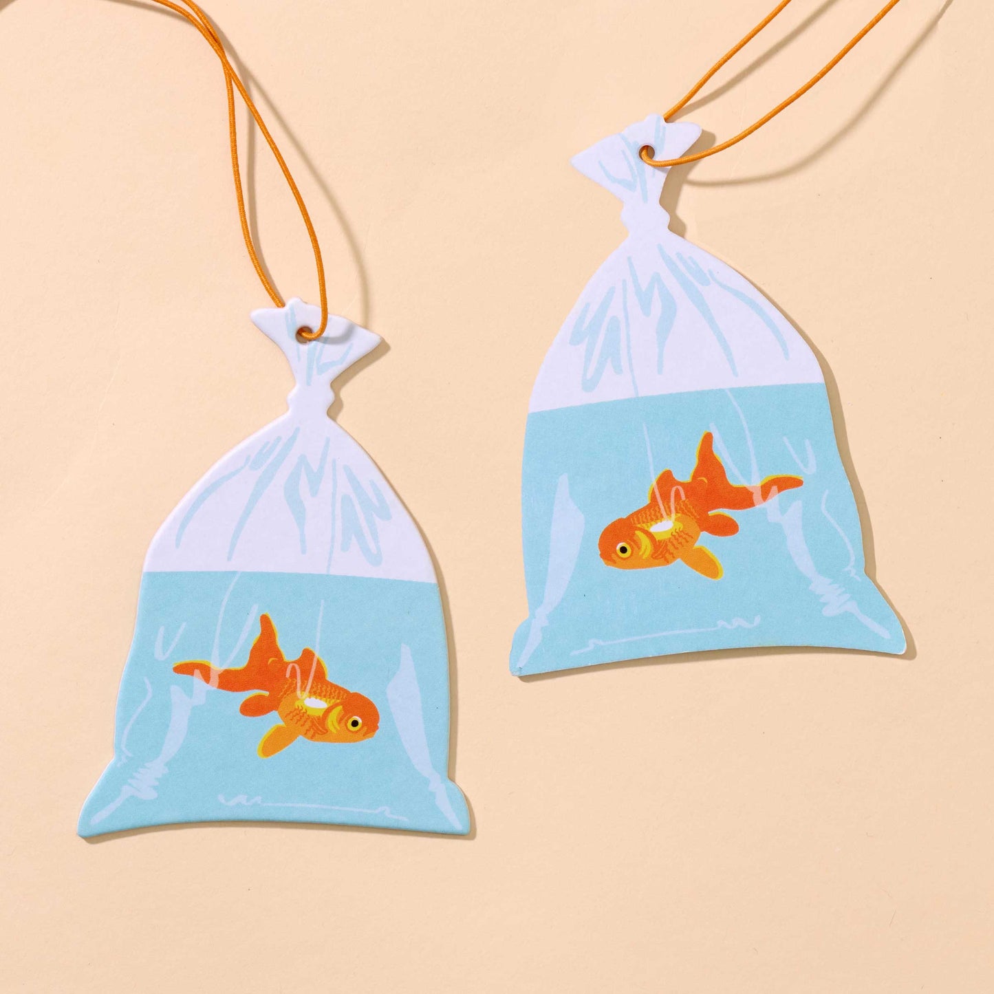 Goldfish in a Bag Air Freshener - Rain Scent - Fathers Day Gift Mothers Day