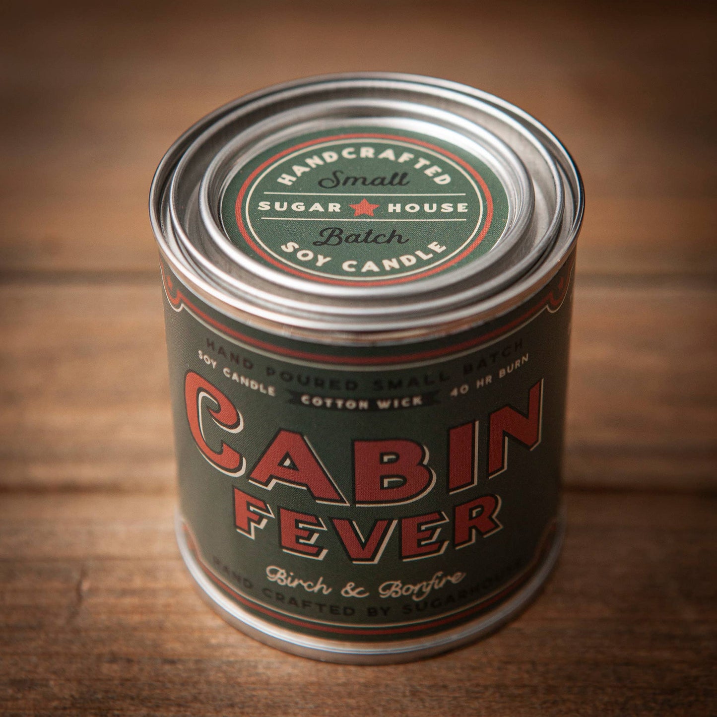 Cabin Fever 100% Soy Paint Can Candle - 8oz.