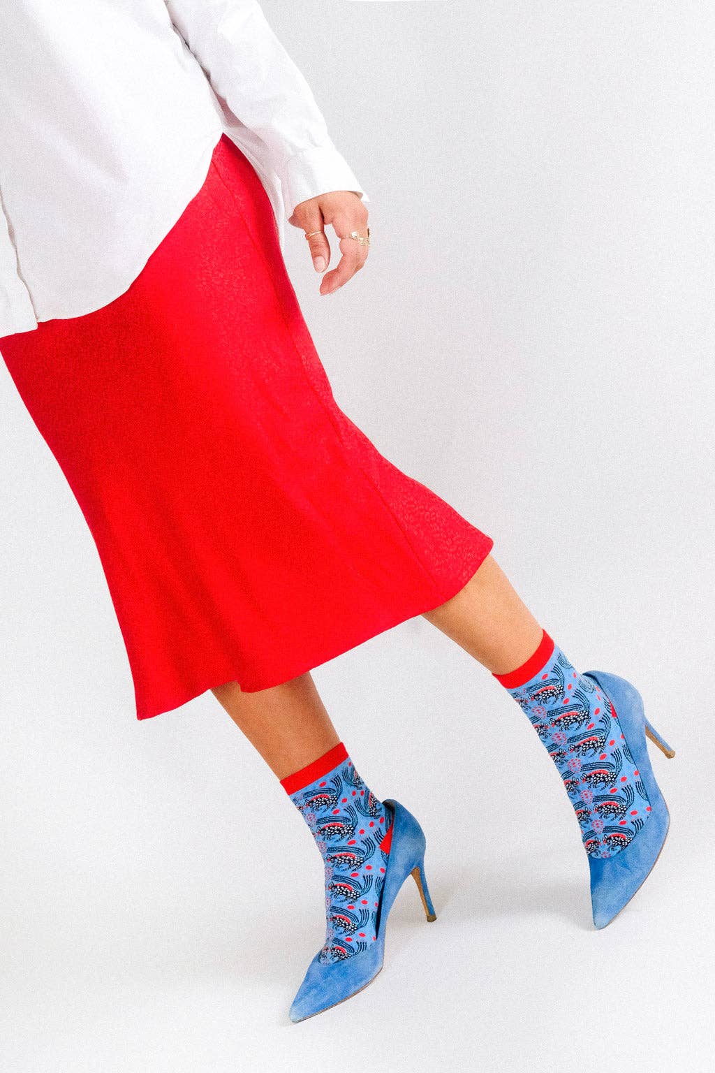 Horses Ankle Knit Sock by MŪR (Women's Sizing)