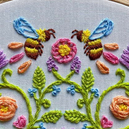 "Bee Mandala" Craft DIY Embroidery Kit
