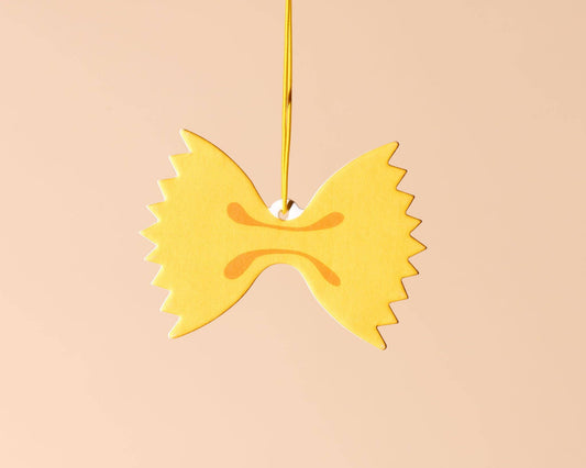 Farfalle Bowtie Pasta Air Freshener - Lemon Scent - Fathers Day Gift Mothers Day