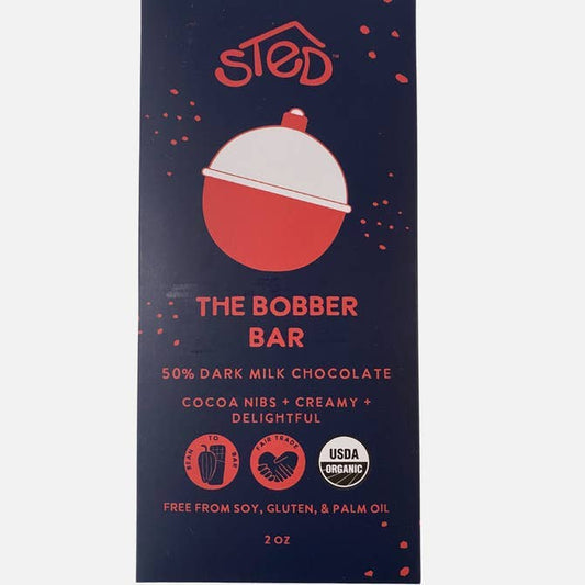 Mini Bobber Bar - 50% Dark Chocolate Bar with Organic Cocoa Nibs and Sea Salt