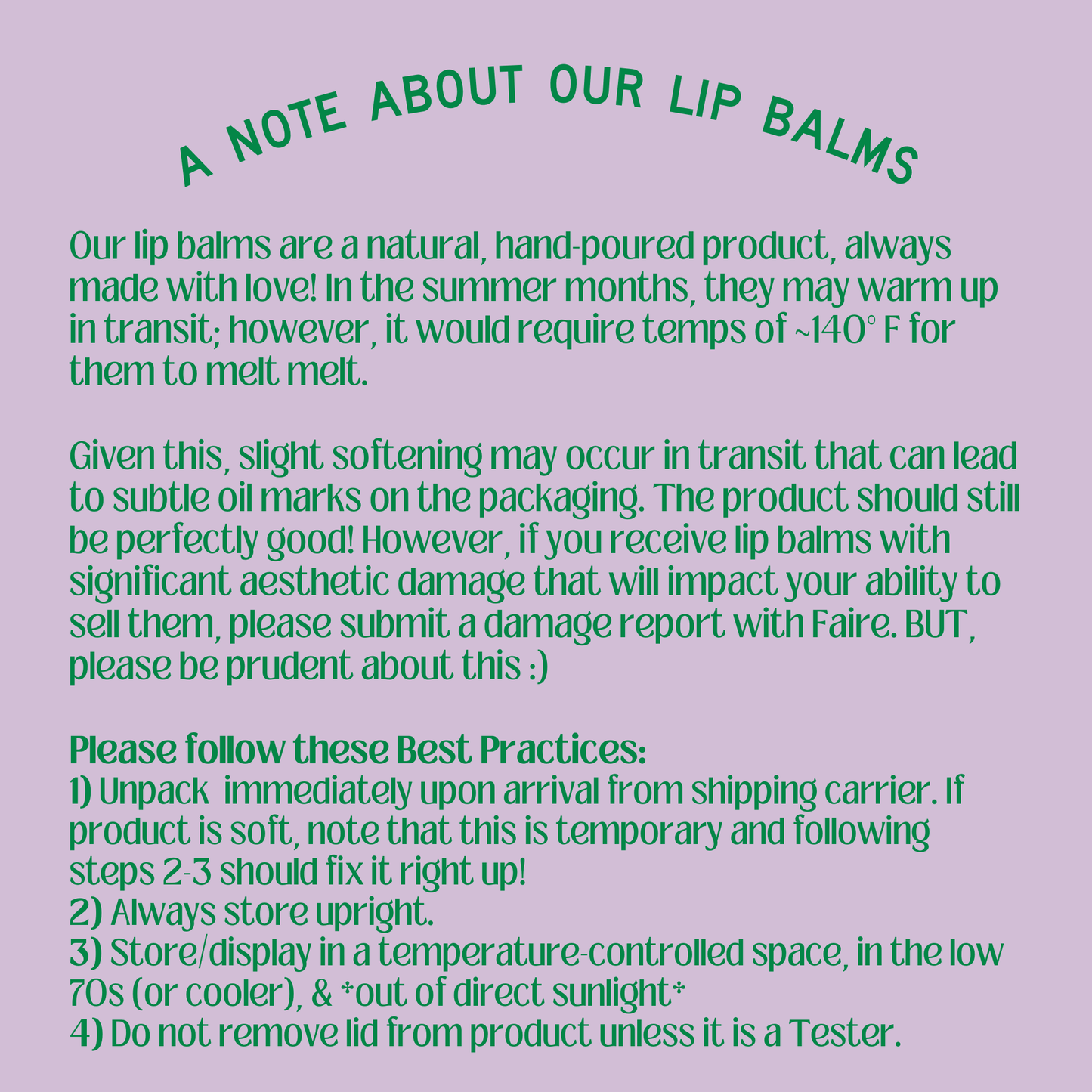 Orange Cream Organic Lip Balm Made in WI - 0.3 oz Biodegradable Tube