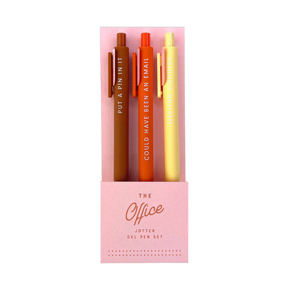 The Office Jotter Gel Pens: Set of 3