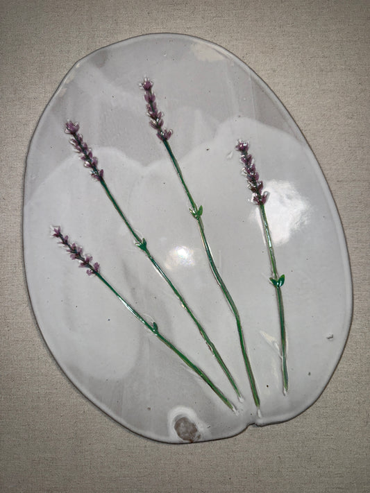 Handmade Lavender Serving Platter - Made in Stoughton!