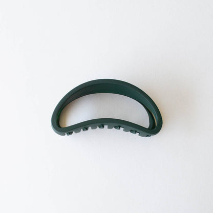 Bean-Shaped Large Matte Claw Hair Clip