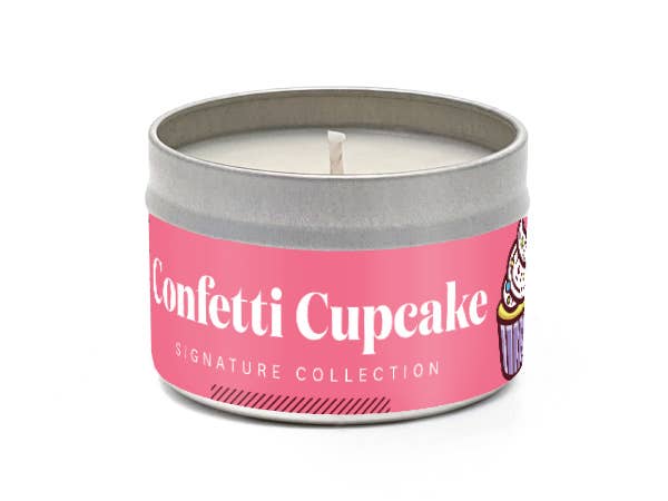 Confetti Cupcake Soy Candle, Cake Candle