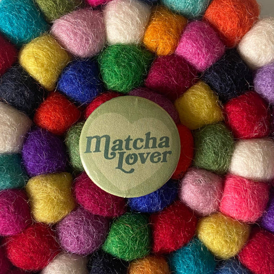 "Matcha Lover" 1" Button / Pin