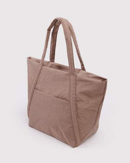 BAGGU Cloud Bag Roomy Packable Tote in Toasted Almond